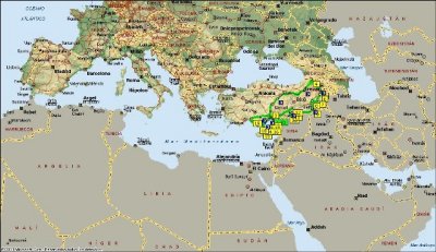 Europe - Itinerary in Turkey from our tour - Europa - Itinerario en Turquia de nuestro viaje