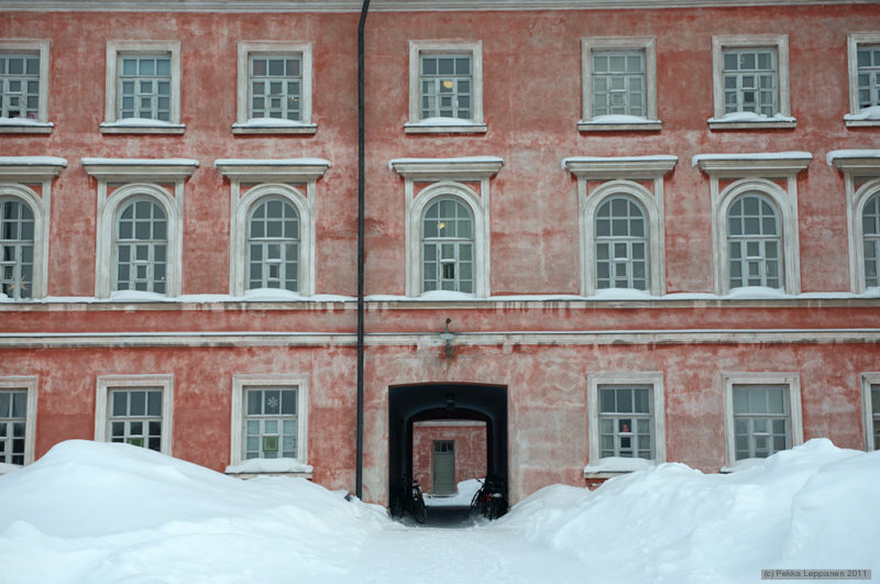 The door behind the corridor