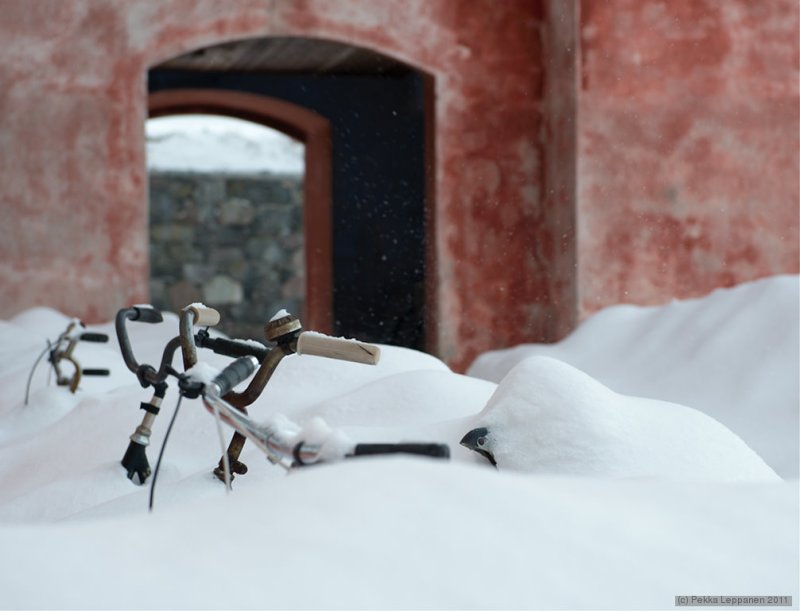 Bikes in snow II