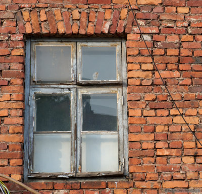 Old factory window