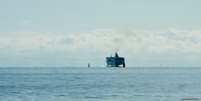 A distant ship
