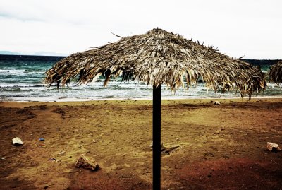 Umbrella at Kavouri beach