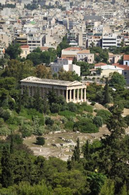 Temple of Hephestus from Acropolis