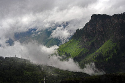 Rohtang Road in Cloud
