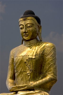 Large Bronze Buddha