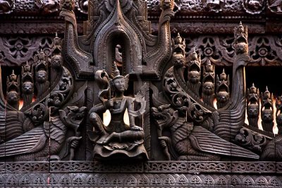 Carved Pagoda Roof detail