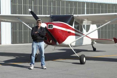 John Cross and his Cessna 170B