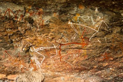 Aboriginal art at Nourlangie