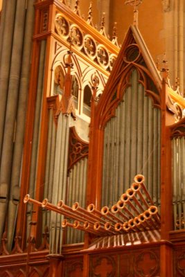 Cool organ pipes in St. Patrick's
