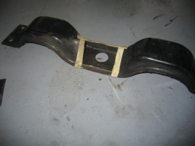 The cuts to the trans mount