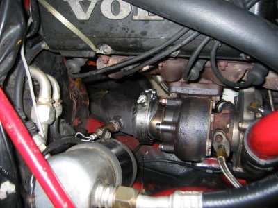 Vband  downpipe top view