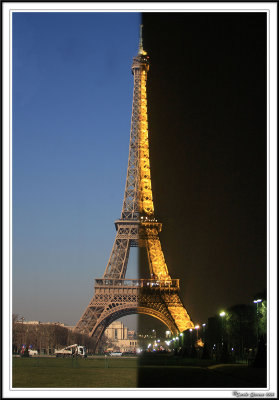 The Eiffel Tower day and night!