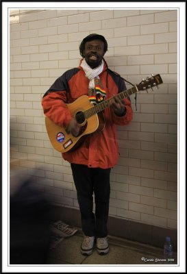 The Happy Busker!