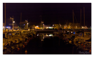 Harbor in the Evening