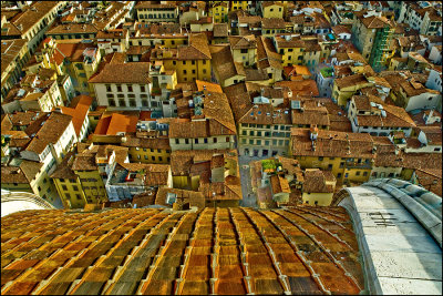 From the Top of the Duomo in Florence