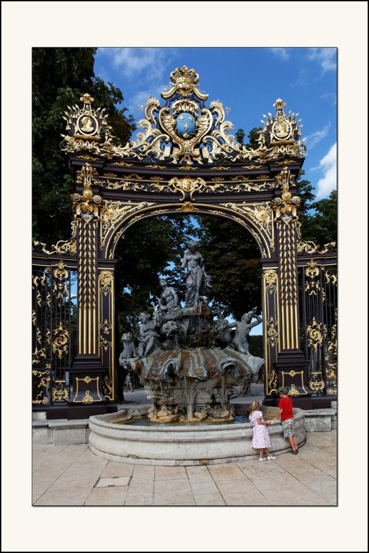 Nancy- Place Stanislas  fontaine Amphitrite