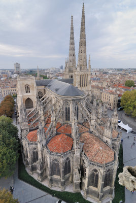Bordeaux. Cathedral of St André. Exterior