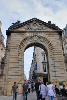 Bordeaux. Porte Dijaux and Place Gambetta