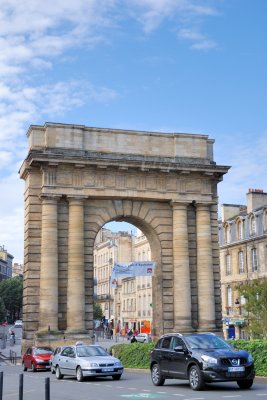 Bordeaux. Porte des Salinieres and Place de Bir-Hakeim