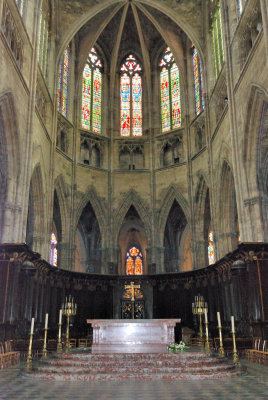 Bordeaux. Cathedral of St André. Interior