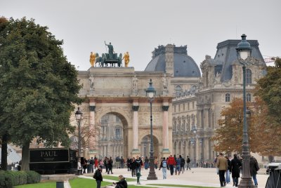 Paris. Jardin du Carrousel and Jardin des Tuileries