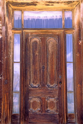 J. S. Cain house door, Bodie State Park, CA