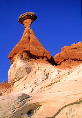 Pedestal rock, Grand Staircase - Escalante National Monument, UT