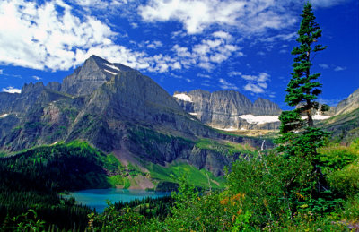 Mount Gould and Grinell Lake, Glacier National Park, MT