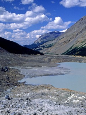 (AG19) Kame delta, Athabasca Glacier, Alberta, Canada