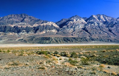 (CG31) Pluvial delta  and strand lines in Panamint Valley, CA