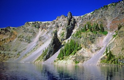 Devils Backbone, a dike, Crater Lake National Park, OR