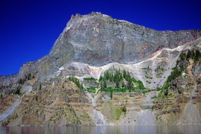 (IG48) Llao Rock, a volcanic dome on the side of Mt. Mazama, Crater Lake National Park, OR