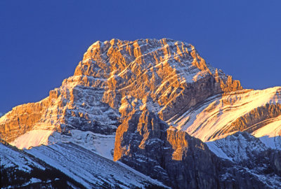  Fold in Canadian Rockies near Canmore, Alberta, Canada