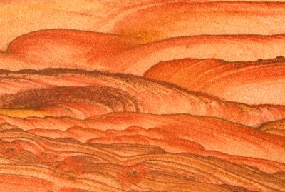 (STRA29) Sandstone with variable concentrations of iron oxides, UT
