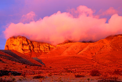 (STRA35) El Capitan, a Permian reef deposit, Gaudalupe Mountains National Park, TX