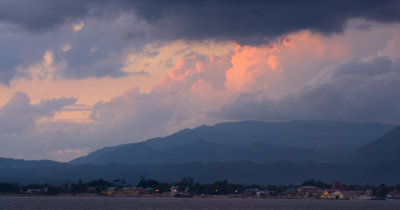 _DSC0032. Town Of Black River At Sunset