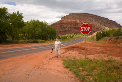Me on the Scenic Road to Taos