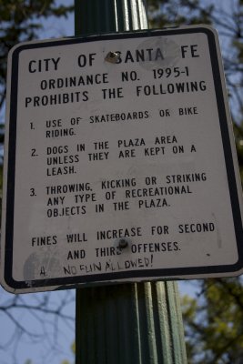 Santa Fe Restrictions
