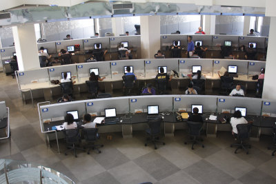 Part of the Computer Work Area in the 21st Century Section