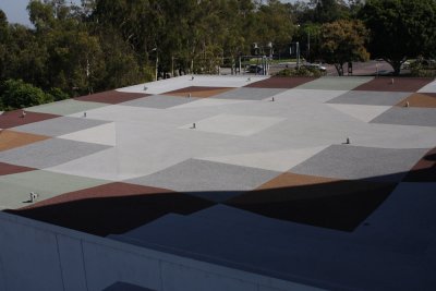 Roof viewed from balcony