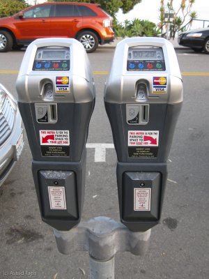 Two Advanced Parking Meters