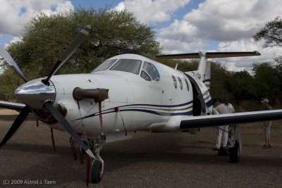 Our plane to Kruger