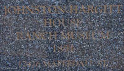 Johnston-Hargitt House Ranch Museum