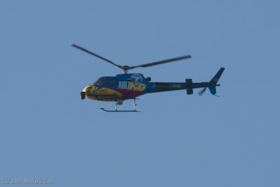 Traffic Helicopter (Transporting the News)