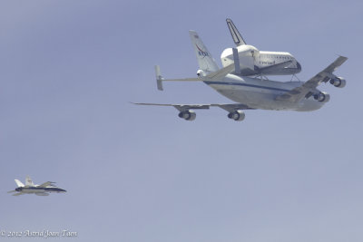 Endeavour with Escort