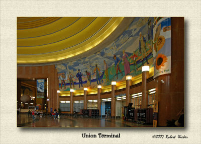 Union Terminal Interior and Mural