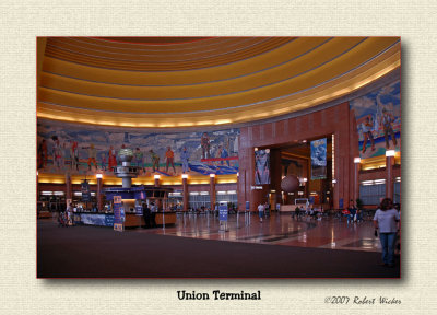 Union Terminal Interior and Mural