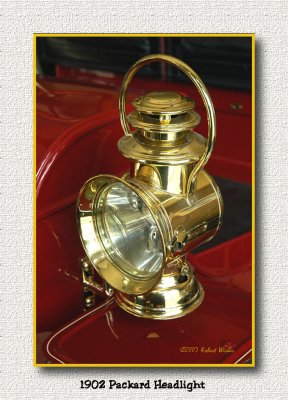 1902 Packard Headlight 