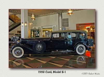 1932 Cord Model E-1 