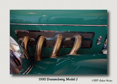 1930 Duesdenberg J Supercharger